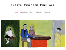 Tablet Screenshot of cherylfinfrock.com